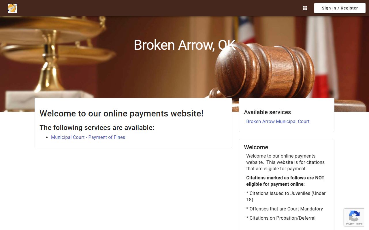 Broken Arrow Traffic Court Records - municipal court online