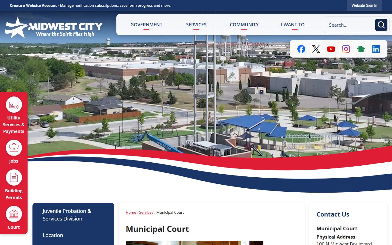 Midwest City Traffic Court Records - Midwest City Municipal Court