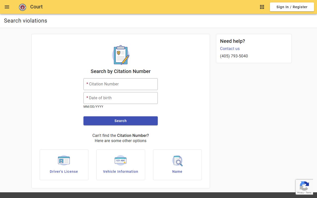Moore Traffic Court Records - court search portal