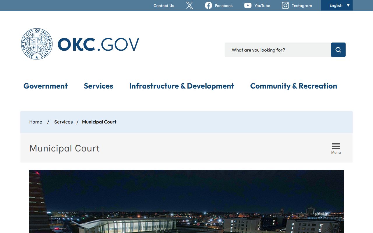 Oklahoma City Traffic Court Records - OKC Municipal Court portal