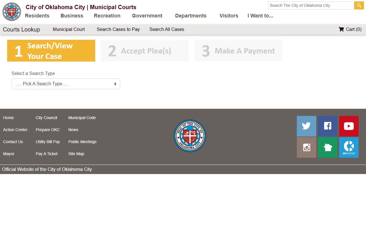 Oklahoma City Traffic Court Records - citation lookup tool