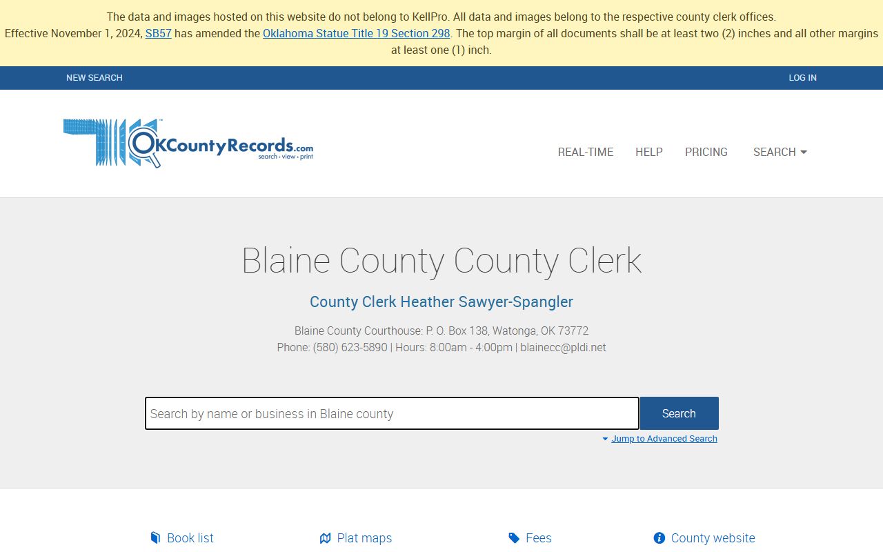 Blaine County Traffic Court Records - Land Records Search