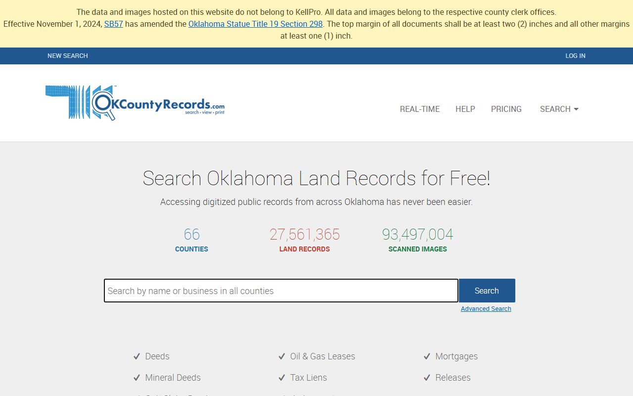 Creek County Traffic Court Records - County Records Search