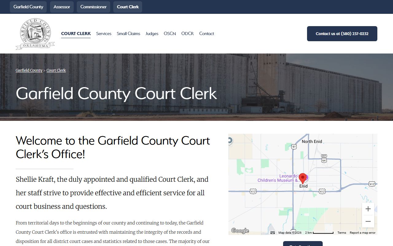 Garfield County Traffic Court Records - Court Clerk Website
