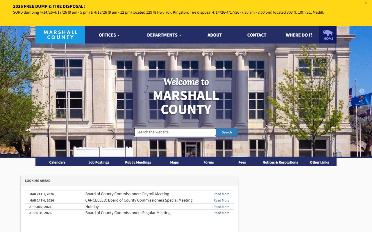 Marshall County Traffic Court Records - Official County Website