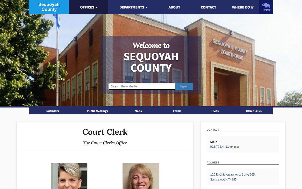 Sequoyah County Traffic Court Records - Court Clerk Office